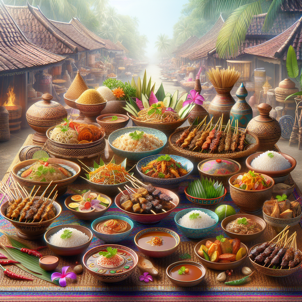 Kelezatan Ragam Makanan Nasional Indonesia yang Mendunia